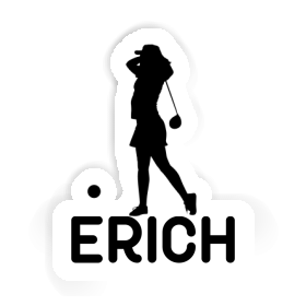 Sticker Golferin Erich Image