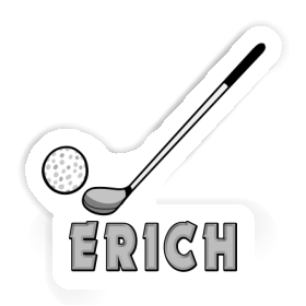 Sticker Golfschläger Erich Image