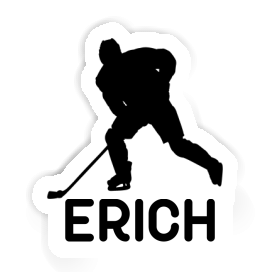 Erich Autocollant Joueur de hockey Image
