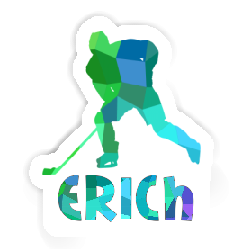 Autocollant Joueur de hockey Erich Image