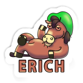 Sticker Lying horse Erich Image