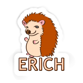 Erich Sticker Hedgehog Image