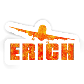 Autocollant Erich Avion Image