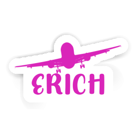 Sticker Erich Airplane Image