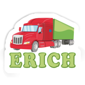 Erich Autocollant Camion Image