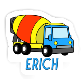Sticker Erich Mixer Truck Image