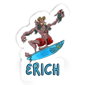 Erich Autocollant Surfeur Image