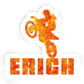 Autocollant Motocrossiste Erich Image