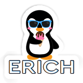 Pingouin glacé Autocollant Erich Image