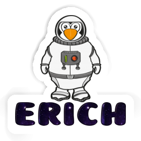 Erich Sticker Astronaut Image
