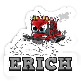 Sticker Erich Snow groomer Image