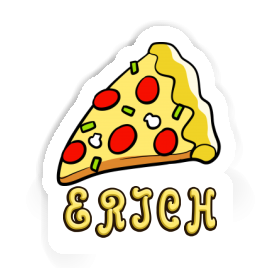 Erich Sticker Slice of Pizza Image