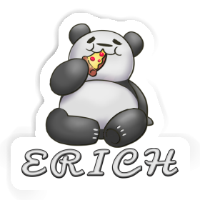 Autocollant Pizza-Panda Erich Image