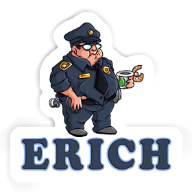 Aufkleber Polizist Erich Image