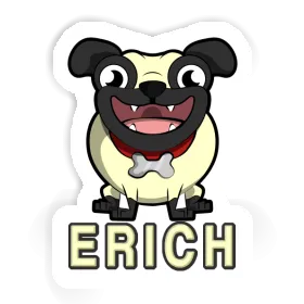 Sticker Erich Pug Image