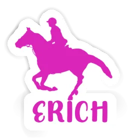 Erich Sticker Horse Rider Image