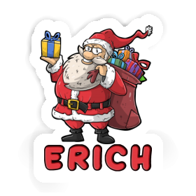 Aufkleber Weihnachtsmann Erich Image