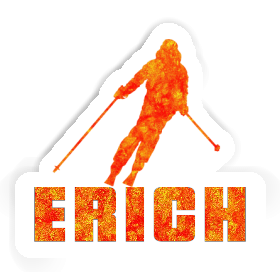Erich Sticker Skifahrerin Image