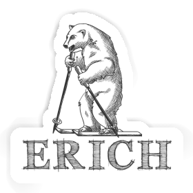 Skifahrer Sticker Erich Image
