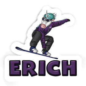 Autocollant Snowboardeuse Erich Image
