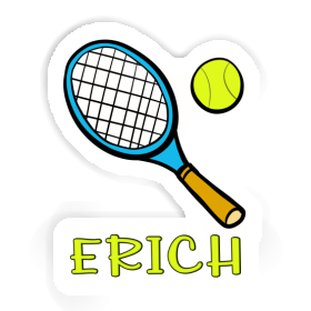 Raquette de tennis Autocollant Erich Image