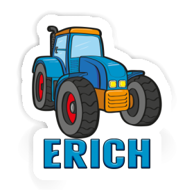 Autocollant Tracteur Erich Image