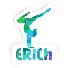 Yoga-Frau Sticker Erich Image
