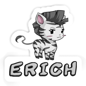 Erich Sticker Zebra Image