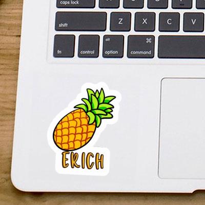 Sticker Ananas Erich Laptop Image