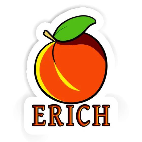 Erich Autocollant Abricot Laptop Image