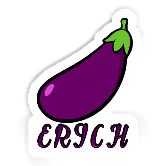 Sticker Erich Eggplant Laptop Image