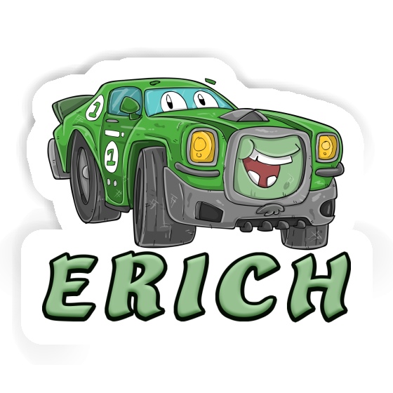 Sticker Erich Race car Notebook Image