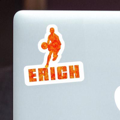 Sticker Erich Basketball Player Laptop Image