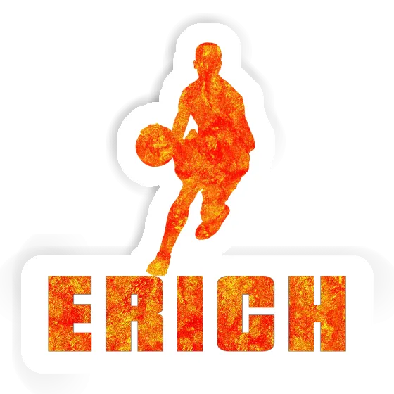 Erich Aufkleber Basketballspieler Laptop Image