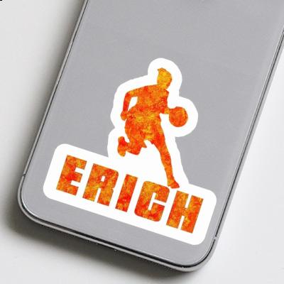 Erich Aufkleber Basketballspielerin Laptop Image