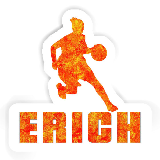 Erich Aufkleber Basketballspielerin Notebook Image