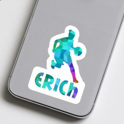 Erich Sticker Basketball Player Laptop Image