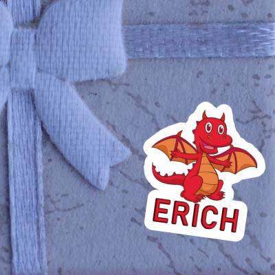 Sticker Baby-Drache Erich Notebook Image