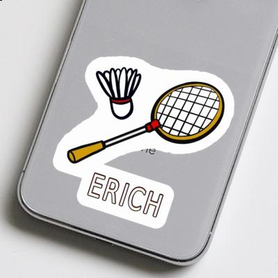 Badmintonschläger Aufkleber Erich Image