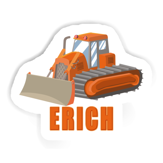 Sticker Excavator Erich Laptop Image