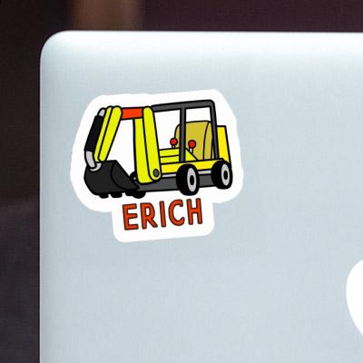 Sticker Mini-Excavator Erich Notebook Image