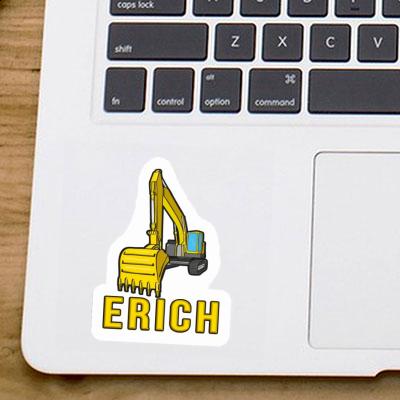 Excavator Sticker Erich Laptop Image