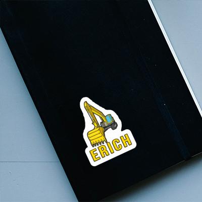 Excavator Sticker Erich Notebook Image