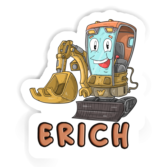 Sticker Erich Excavator Laptop Image