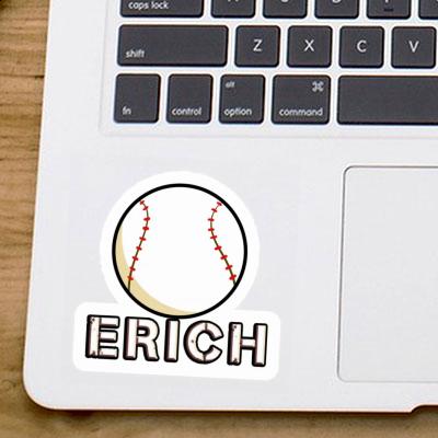 Baseball Autocollant Erich Image