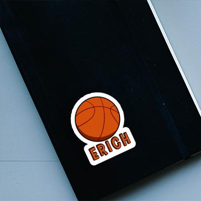 Erich Sticker Basketball Notebook Image