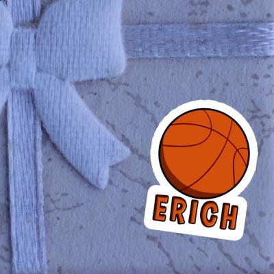 Erich Sticker Basketball Notebook Image