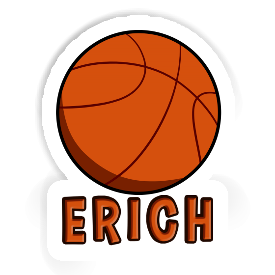 Erich Sticker Basketball Laptop Image
