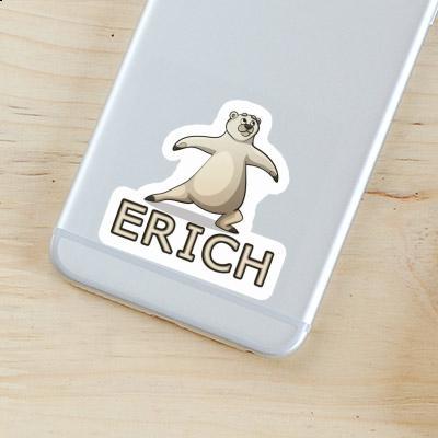 Sticker Erich Yoga Bear Gift package Image