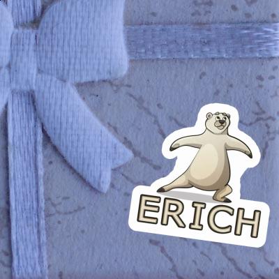 Erich Sticker Yoga-Bär Notebook Image